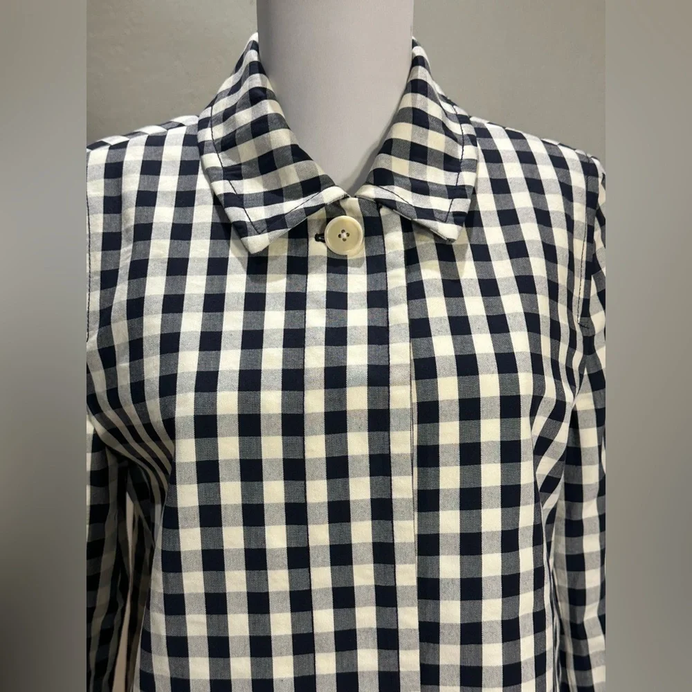 J. Crew Navy & Ivory Jacket Sz 6 - Picture 2 of 12